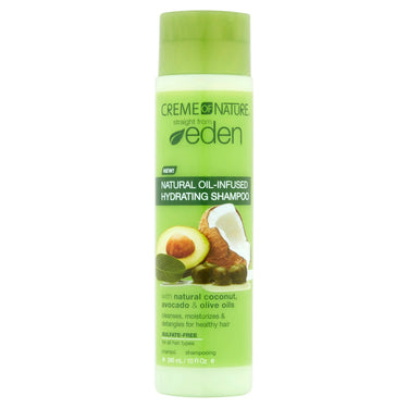 CREME OF NATURE Eden Natural Infused Oil Infused Hyrdrating Shampoo - Sareya Beauty - Calgary hair store, Beauty Supply
